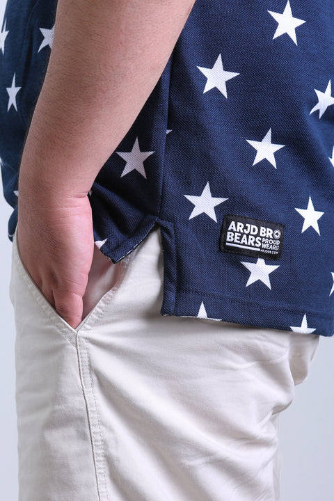 STARRYNIGHT Buttoned Polo