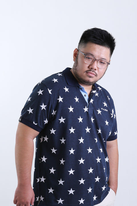 STARRYNIGHT Buttoned Polo