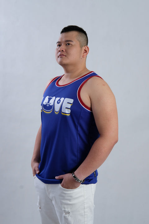 LOVE Tank in Royal is available from small to plus sizes - ARJD BRO BEARS
