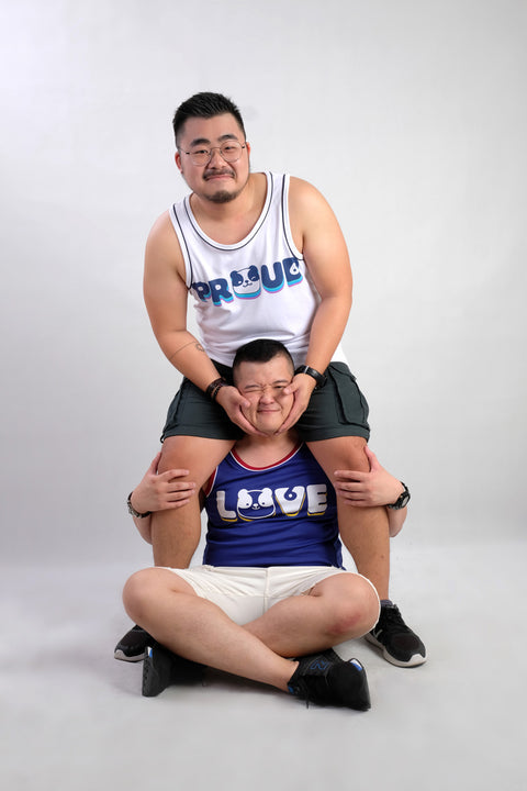 LOVE Tank in Royal is available from small to plus sizes - ARJD BRO BEARS