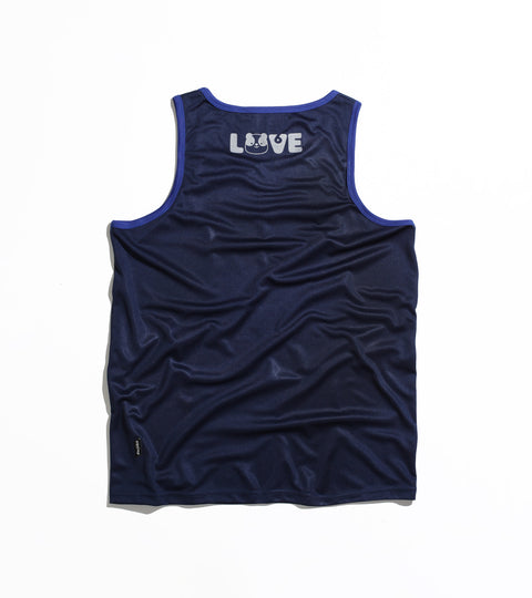 ONE LOVE Tank in Navy is available from small to plus sizes - ARJD BRO BEARS