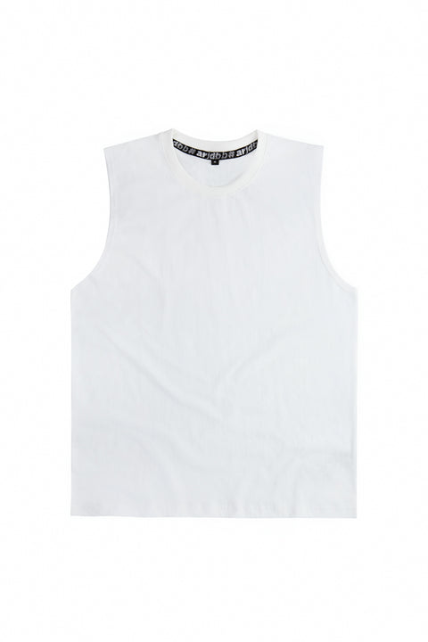 BASIC Plain Cotton Sleeveless