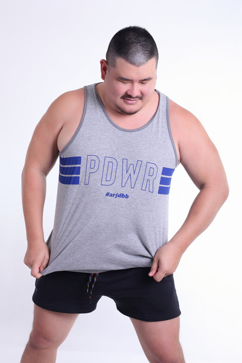 PDWR Cotton Tank in Gray Melange