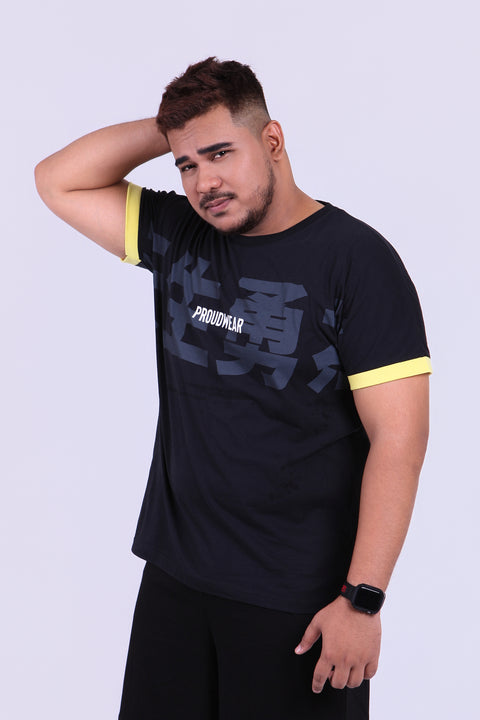 PROUDWEAR Big&Bold Tee in Black