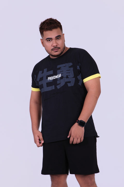 PROUDWEAR Big&Bold Tee in Black