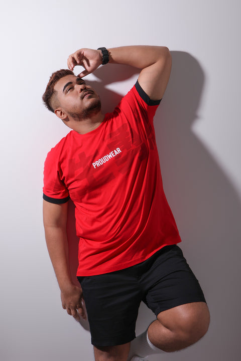 PROUDWEAR Big&Bold Tee in Red