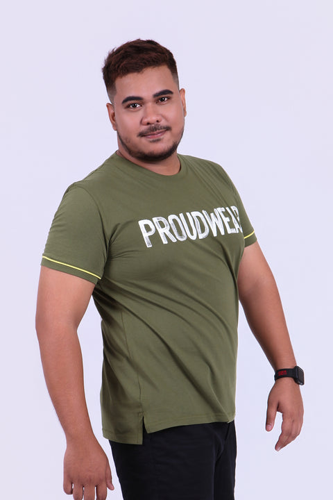 PROUDWEAR Tee in Army Green