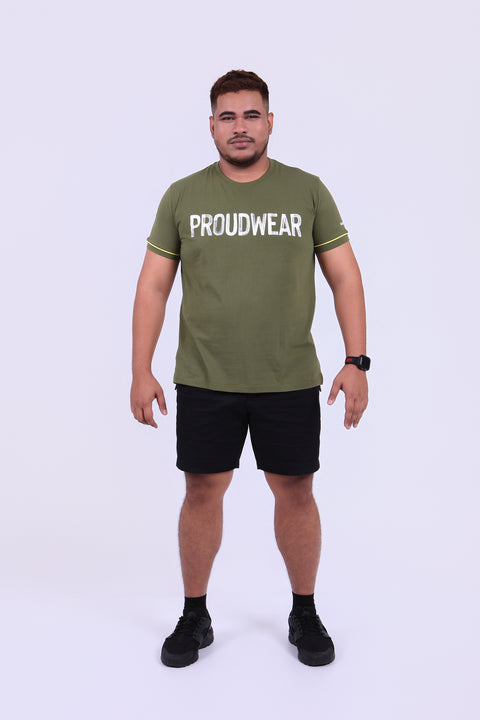 PROUDWEAR Tee in Army Green