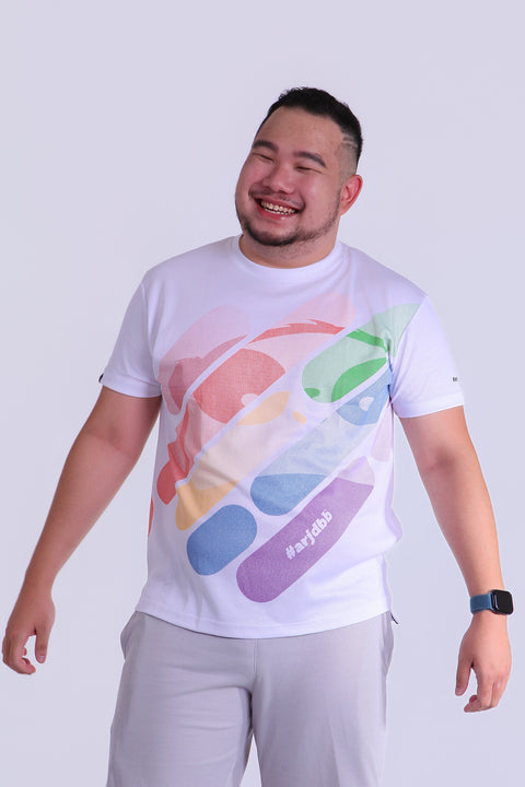 ABU DotMatrix PRIDE Tee in White