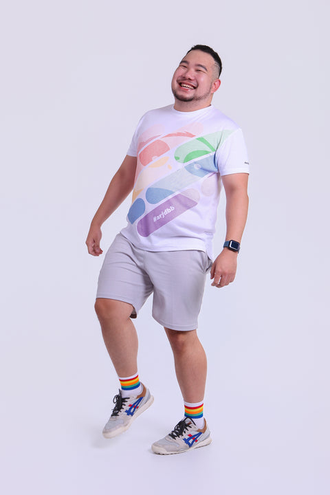 ABU DotMatrix PRIDE Tee in White