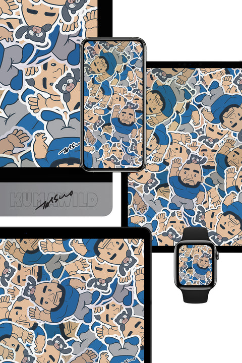 KUMAWILD by Tatsuo Digital Wallpaper A