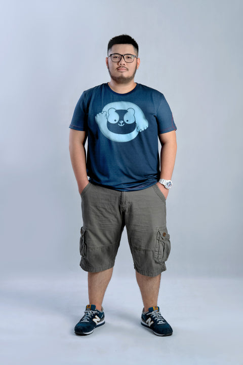 ABU LOVE Tee in Navy is available from small to plus sizes - ARJD BRO BEARS