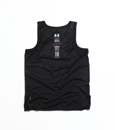 6 Tank in Black is available from small to plus sizes - ARJD BRO BEARS