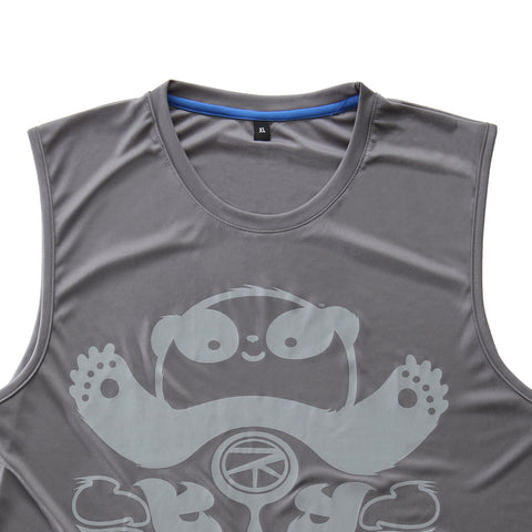 ABU Classic Sleeveless in Gray is available from small to plus sizes - ARJD BRO BEARS