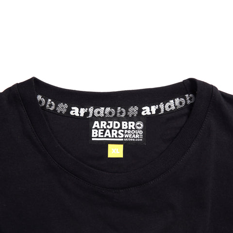 ABU Classic HOLO Tee in Black is available from small to plus sizes - ARJD BRO BEARS