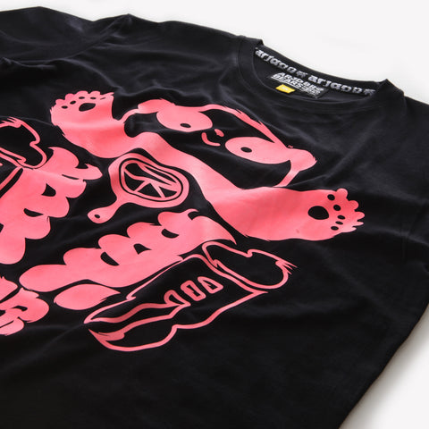 ABU Classic NEOBLUSH Tee in Black is available from small to plus sizes - ARJD BRO BEARS