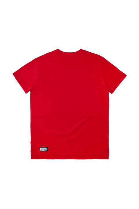 BASIC Plain Cotton Tee in Red