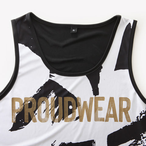 PROUDWEAR Calli-Camo Tank in Black is available from small to plus sizes - ARJD BRO BEARS