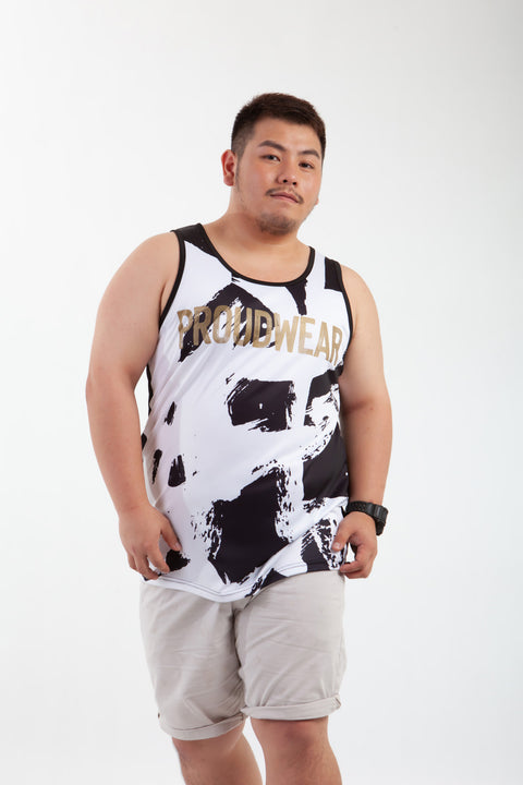 PROUDWEAR Calli-Camo Tank in Black is available from small to plus sizes - ARJD BRO BEARS