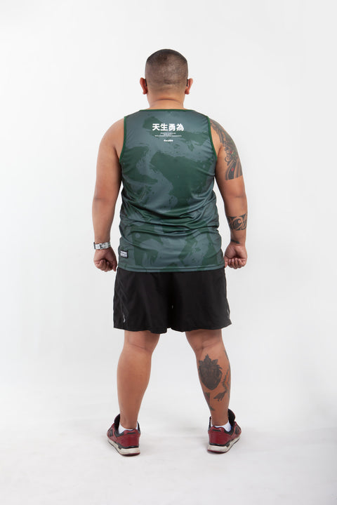 PROUDWEAR Calli-Camo Tank in Forest is available from small to plus sizes - ARJD BRO BEARS