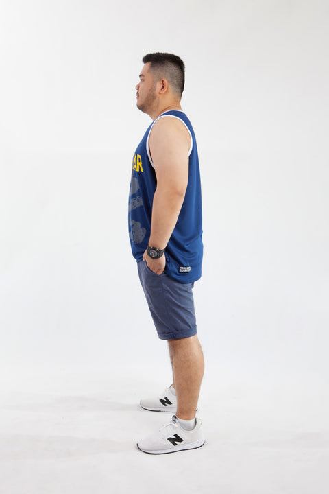 PROUDWEAR Tank in Navy is available from small to plus sizes - ARJD BRO BEARS