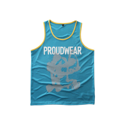 PROUDWEAR Tank in Sky is available from small to plus sizes - ARJD BRO BEARS