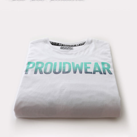 PROUDWEAR Tee in White is available from small to plus sizes - ARJD BRO BEARS