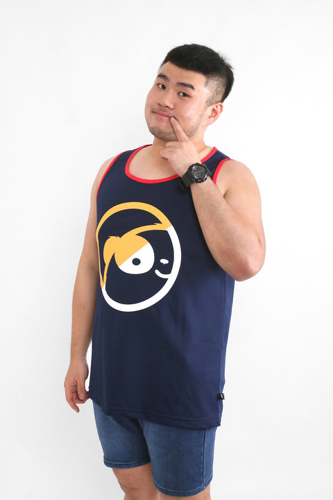 ABU DUO Tank in Navy is available from small to plus sizes - ARJD BRO BEARS
