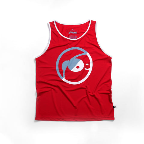 ABU DUO Tank in Red is available from small to plus sizes - ARJD BRO BEARS