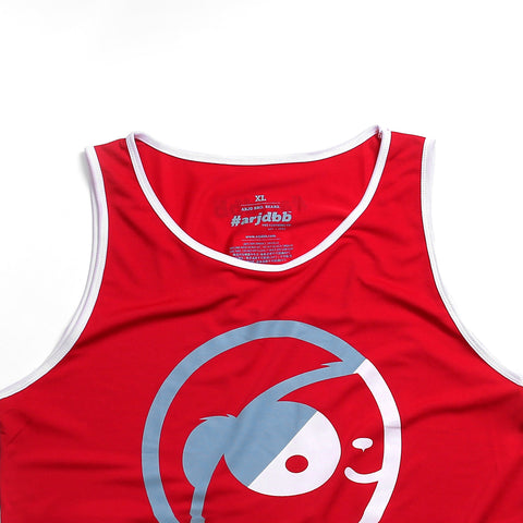 ABU DUO Tank in Red is available from small to plus sizes - ARJD BRO BEARS