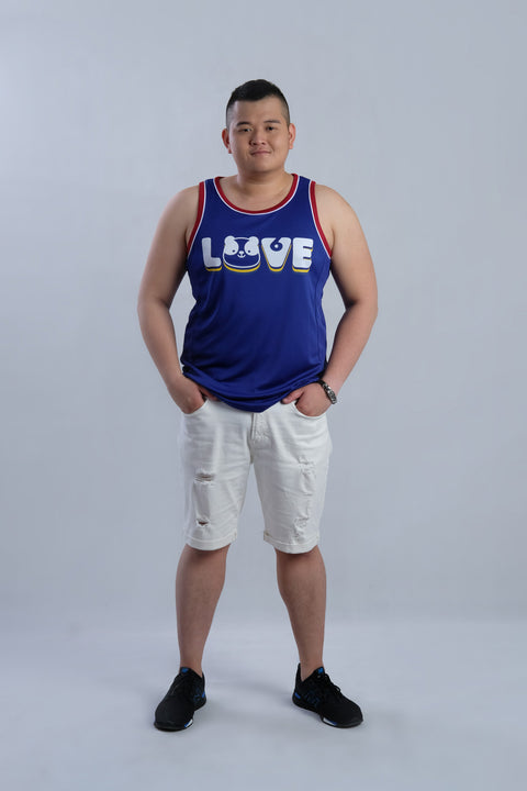 LOVE Tank in Royal is available from small to plus sizes - ARJD BRO BEARS